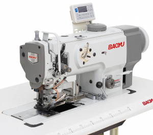 Baoyu BML-1510BAE | промислова швейна машина з потрійним просуванням матеріалу, обрізкою по краю та врізним окантовувачем