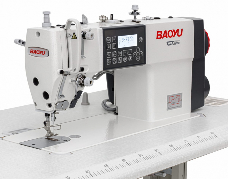 Baoyu GT-288EH-X2-D4 | Комп'ютеризована промислова швейна машина зі збільшеним човником для середніх і важких матеріалів